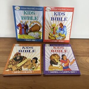 4 Kids Favorite Bible Stories - Noah's Ark, David &‎ Goliath, Jesus & Daniel